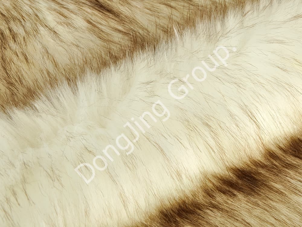 DP1028-نوک رنگرزی سفید faux fur fabric