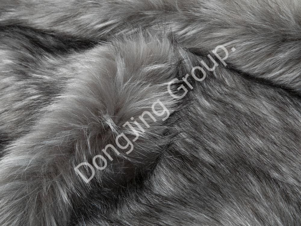 9HW0652-نوک چاپی ژاکارد دو رنگ faux fur fabric