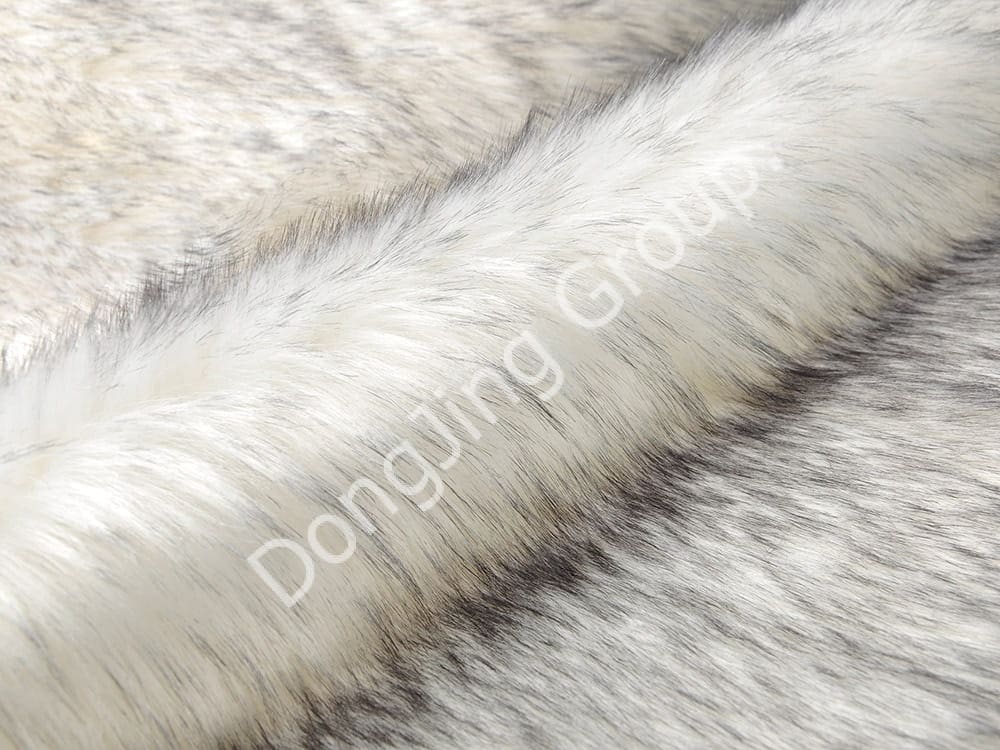 DP0657-نوک موی سفید faux fur fabric